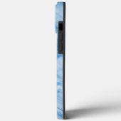 Elegante Blauwe Marmer Case-Mate iPhone Case (Achterkant / Links)
