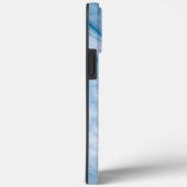 Elegante Blauwe Marmer Case-Mate iPhone Case (Achterkant / Rechts)