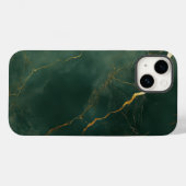 Elegante blauwe marmeren iPhone / iPad hoes (Achterkant (horizontaal))