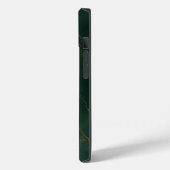 Elegante blauwe marmeren iPhone / iPad hoes (Achterkant / Links)