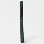 Elegante blauwe marmeren iPhone / iPad hoes (Achterkant/links)