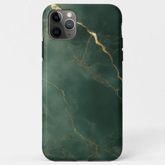 Elegante blauwe marmeren iPhone / iPad hoes (Achterkant)