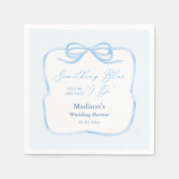 Elegante Blauwe Strik Something Blue Bruidscadeau