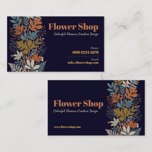 Elegante bloeiende bloemen, Bloemenwinkel, Bloemis Visitekaartje