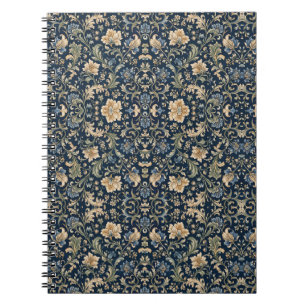 Elegante Bloeiende Botanische Versiering Notitieboek