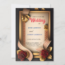 elegante bloem 3d kaart