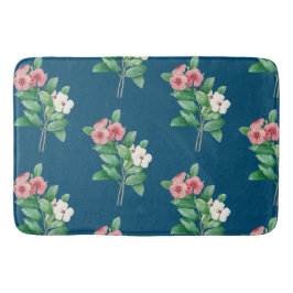Elegante bloem badmat