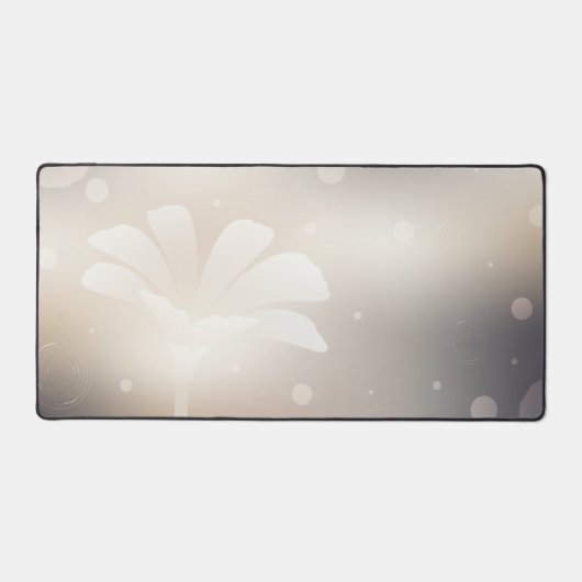 Elegante Bloem Bloom Desk Mat (Voorkant)