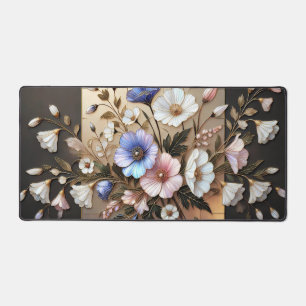 Elegante Bloem Bureaumat Luxe Botanische Muismat