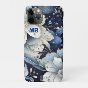 Elegante bloem iPhone 11 pro hoesje