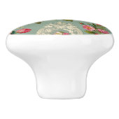  Elegante Bloem Keramische Knop (Zijkant)