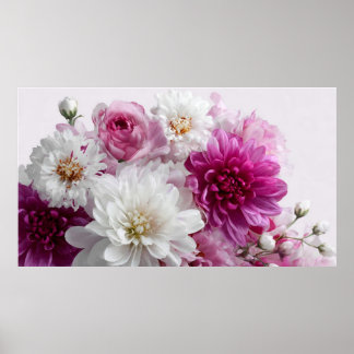 Elegante Bloem Muur Kunst Decoratie – Botanische B