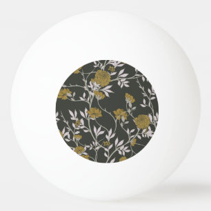 Elegante bloem: patroonontwerp. pingpongballen