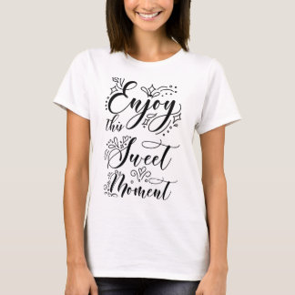 Elegante Bloem Vector Design T-shirt
