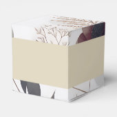 Elegante Bloemen Bedankdoosjes (Achterkant)