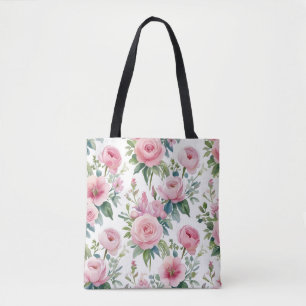 👜 Elegante Bloemen Canvas tas – Stijlvol & Veelzi