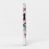 Elegante Bloemen Custom Naam Modern Case-Mate iPhone Case (Achterkant/rechts)