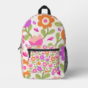 Elegante Bloemen Design – Mooi & Bedrukte Rugzak