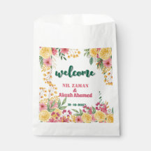 Elegante Bloemen Dubbele Naam Bruids Douche Uitnod