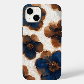 Elegante Bloemen Duurzame Telefoonhoes Case-Mate iPhone 14 Hoesje