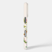 Elegante bloemen gepersonaliseerde naam Case-Mate iPhone case (Achterkant / Rechts)