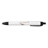 Elegante Bloemen Gepersonaliseerde Pen (Bodem)