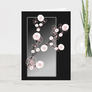 Elegante Bloemen Kaart