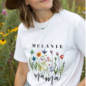 Elegante Bloemen Mama Beer Tri-Blend Shirt