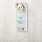 Elegante bloemen niet verstoren bruiloft welkom (Op knop)