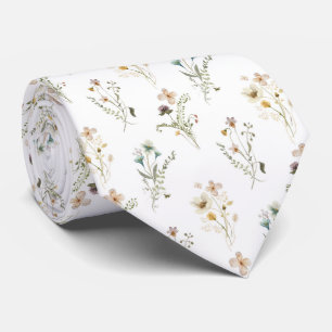 Elegante Bloemen Stropdas