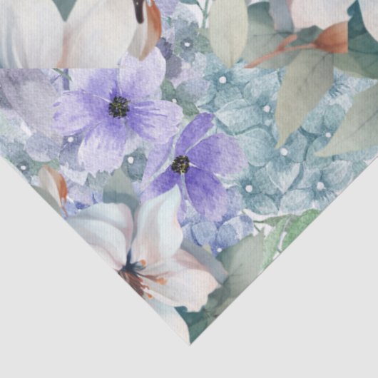 Elegante Bloemen & Vlinders Decoupage Tissuepapier (Detail)