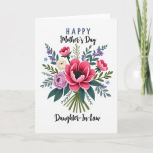 Elegante bloemenaansluitingskaart kaart