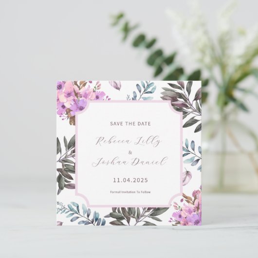 Elegante bloemenbewaar het datumlied van Salomo 3: Kaart (Staand voorkant)