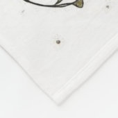 Elegante bloemenboho Fleece Deken (Hoek)