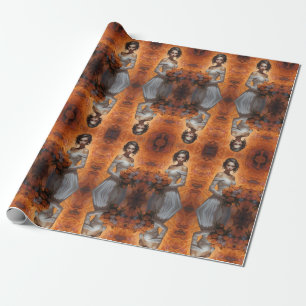 Elegante Bloemenbruid bruiloft Collectie Cadeaupapier