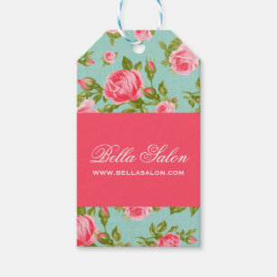 Elegante bloemencadeau Labels Cadeaulabel