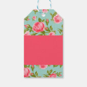 Elegante bloemencadeau Labels Cadeaulabel (Achterkant)