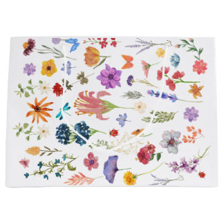 Elegante bloemencadeautas groot cadeauzakje