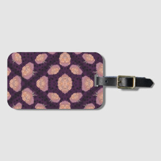 Elegante Bloemendeken – Knusse Botanische Worp Bagagelabel