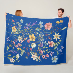 Elegante bloemendeken voor knus comfort en stijl fleece deken