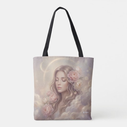 Elegante Bloemendessin Tas (Achterkant)