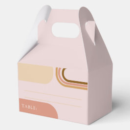 Elegante bloemendoos voor huwelijksfeestje bedankdoosjes