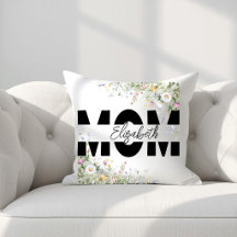 Elegante bloemengebruikte MOM gepersonaliseerdeerb