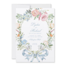 Elegante bloemenkrans | Monogram bruiloft