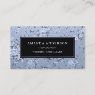 Elegante bloemenlavendel VISITEKAARTJE