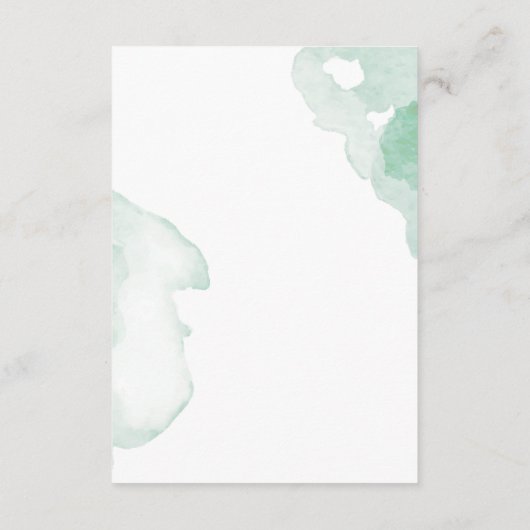 Elegante bloemensmaragd groen & bordeaux bruiloft informatiekaartje (Achterkant)