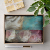 Elegante Bloementijger Decoupage Tissuepapier (Geschenk)