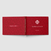 Elegante bloementraditionele Chinese bruiloft (ROO Gastenboek (Volledig)