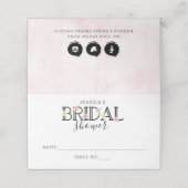 Elegante bloementuin bruiloftsborrel (Buitenkant ongevouwen)
