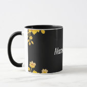 Elegante Bloemframe Mok (Links)